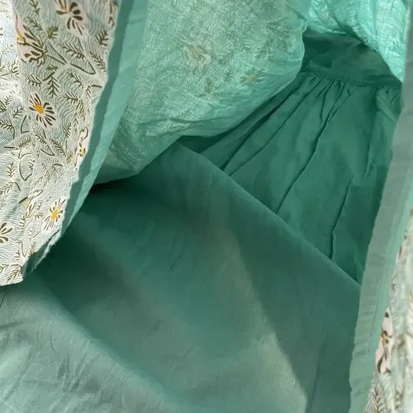 Pink Chicken Sage Green Floral Midi Dress - Picture 8 of 12